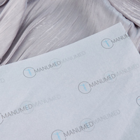 Impression personnalisée logo fleur cadeau papier de soie emballage en papier d'emballage pour l'emballage des vêtements