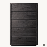 Meubles de chambre à coucher modernes, ensemble de meubles de chambre à coucher, ensemble de commode à 5 tiroirs en chêne de luxe