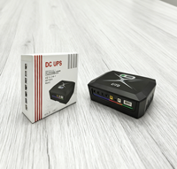 Promo Mini UPS Power Supply 45W 76Wh ExpandablePOE LCD Kipas Senyap Multi-Interface untuk Router WiFi Mobile, CCTV, Laptop, POS, Solar