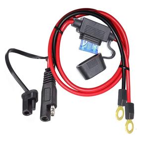 SAEヒューズプラグからOリング端子ケーブル自動車用バッテリー接続2ピンSAEプラグ付き - Product Image 5