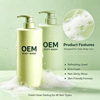 Gel Douche Liquide Herbal Hydratant Anti-Âge Formule Personnalisée OEM Marque Privée pour Salons de Beauté