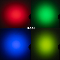 Nouveau projecteur LED Fresnel COB 50W blanc chaud ou blanc froid ou RGBL avec fonction zoom pour éclairage de scène, galeries, musées, centres commerciaux