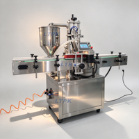 Machine de remplissage automatique à tête unique avec pompe à rotor servo LT-SRP01 pour pâtes et liquides (shampoing, gel douche, lessive, crème)