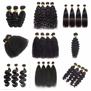 Extensioni di Capelli Umani Veri Vergini Ricci Naturali Birmani con Estremità Spesse, Tessitura a Trama, Vendita Calda dalla Fabbrica, 100% Capelli Umani - Product Image 2