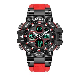 SMAEL 2020 Venta al por Mayor Nuevo Diseño 8027 Relojes Acrílicos para Hombre Relojes de Pulsera Hombre Analógico Digital Deportivo Reloj Impermeable - Product Image 2
