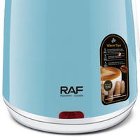 Nouvelle Bouilloire Électrique RAF au Design Innovant avec Capacité de 2L, Base Pivotante à 360 Degrés et Puissance de 1500W