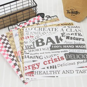 Custom Non-Stick Greaseproof Food <b>Paper</b> <b>Burger</b> <b>Wrapping</b> Disposable Double-Sided Coated for Sandwich Bread - Product Image 3