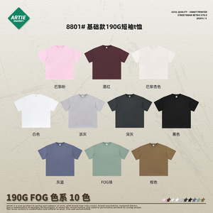2025 verano caliente <span class=keywords><strong>barato</strong></span> en blanco básico 190G buena calidad 100% algodón de gran tamaño precio bajo Artiemaster fábrica 5 estrellas camisetas clásicas - Product Image 3