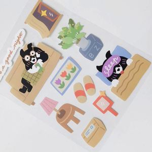 Wholesale Custom Printed PVC Vinyl Kiss Cut <b>Sticker</b> <b>Sheet</b> Personalized Cute Car Decoration - Product Image 4
