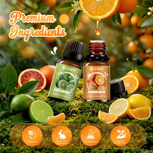 Juego de Aceites Esenciales Cítricos para Difusor, para Velas y Jabones Caseros, Naranja Dulce, Bergamota, Limón, Pomelo, Lima, Mandarina - Product Image 2
