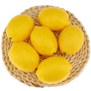 Venta Especial: Limones Artificiales Decorativos Grandes de Color Amarillo Realista para Decoración del Hogar y Accesorios de Fotografía - Product Image 1
