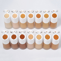 Fond de Teint Hydratant 30ml pour Peaux Claires à Moyennes, Correcteur Crémeux aux Ingrédients Minéraux, Écran Solaire Waterproof