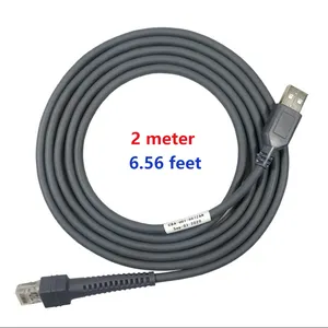 SOTESIN USB Cable For Symbol Zebra Motorola Barcode Scanner USB To RJ50 CableCBA-U01-S07ZAR LS2208-SR DS2208 DS2278 DS8178