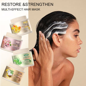 Masque capillaire à la kératine et aux protéines de <span class=keywords><strong>caviar</strong></span> <span class=keywords><strong>bio</strong></span>, anti-frisottis, contrôle du sébum, réparation intensive des cheveux, anti-chute, acide aminé, sans sulfate, UUKKG - Product Image 6