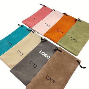 Bolsa de Terciopelo Suave con Cordón para Gafas de Sol, Lentes y Regalos Promocionales - Product Image 1