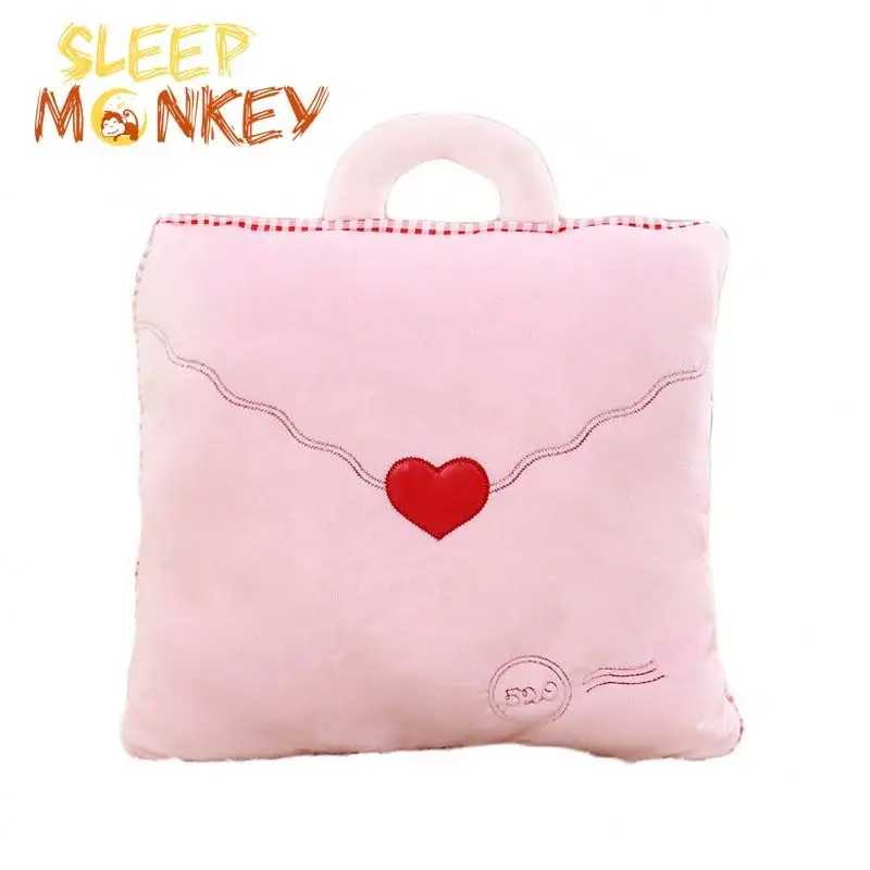Folding pillow blanket Travel And Fold Set Portable Cushion 2 in 1 Pillow Blanket baby blanket and pillow set