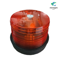 Hochleuchtende, hochwertige Amber-Blau-LED-Blitzleuchte 12-48V für Fahrzeugsicherheitswarnung, LED-Stroboskop-Zubehör