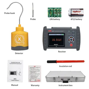 ES9070 การตรวจสอบสายส่งไฟฟ้าแรงสูงของเครื่องวัดไฟฟ้าแรงสูงไร้สาย