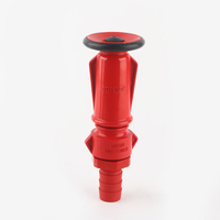 Vente chaude 1.5 \ "1 \" Système de gicleurs d'incendie Tuyaux flexibles de lutte contre l'incendie avec système de Protection contre l'incendie à buse en plastique variable rouge