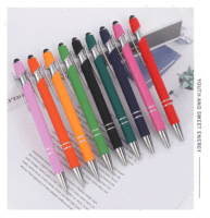 Ventes d'usine 2-en-1 stylet métallique universel pour écrans tactiles et stylos à bille pour tablettes et téléphones mobiles
