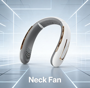New Arrival 2000mAh <strong>Bladeless</strong> Wearable <strong>Neck</strong> <strong>Fan</strong> Handheld USB Rechargeable Car Compatible Big Wind Hanging Mini <strong>Fan</strong> - Product Image 3