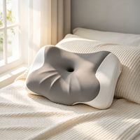 Oreiller intelligent sans fil Leihu H001 avec haut-parleurs à conduction osseuse, mousse à mémoire de forme 60D, soutien ergonomique du cou, contrôle par application