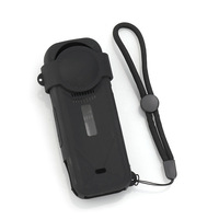 HONDAK Étui de protection en silicone souple de haute qualité pour caméra d'action Insta360 X5 avec protection d'objectif