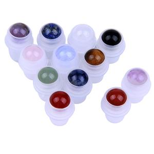 Rulo toplar için renkli silindir topu parfüm şişesi taş uçucu yağ - Product Image 1