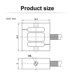 Célula de Carga SYWRHEFW TAS4 de 1KG, Sensor Industrial de Compresión y Tensión Tipo S-Beam - Product Image 6