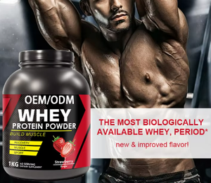 Suplemento de Proteína Muscular con Logotipo Personalizado OEM ODM, Proteína de Suero para Desarrollar Masa Muscular, Mejora la Fuerza y el Rendimiento - Product Image 2