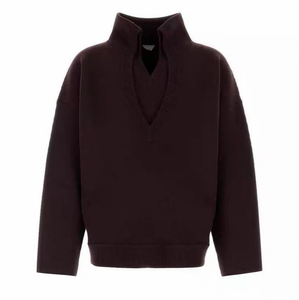 <span class=keywords><strong>Pull</strong></span> surdimensionné personnalisé pour homme, col châle en V, <span class=keywords><strong>pull</strong></span> en tricot d'hiver - Product Image 4