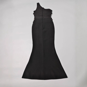 Nuovo Abito da Sera <span class=keywords><strong>Sexy</strong></span> <span class=keywords><strong>per</strong></span> <span class=keywords><strong>Donna</strong></span>, Super Brillante con Fiori in Strass e Rete, Aderente e Lungo fino al Pavimento, Elegante <span class=keywords><strong>per</strong></span> Cene Festive - Product Image 3