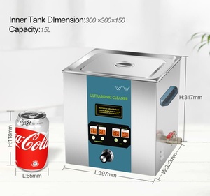 Máy Làm Sạch Siêu Âm Kỹ Thuật Số Tần Số Cao 130Khz 15 Lít 80 Khz - Product Image 3