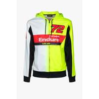 Sweat-shirt multicolore zippé de qualité supérieure, équipe Pertamina Enduro VR46 Dual Bezzecchi, 100% polyester, anti-plis, export