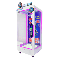 Machine de jeu d'arcade à ciseaux d'intérieur pour parc d'attractions à jetons
