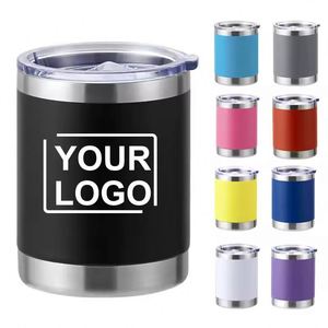 Custom Logo <b>Double</b> <b>Wall</b> 10oz Stainless Steel Vacuum Tumbler Insulated <b>Mug</b> Thermal for Daily Driving Use - Product Image 5