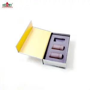 Accept custom order insert flocked blister tray, plastic blister flocking insert tray,plastic flocked insert tray with color box