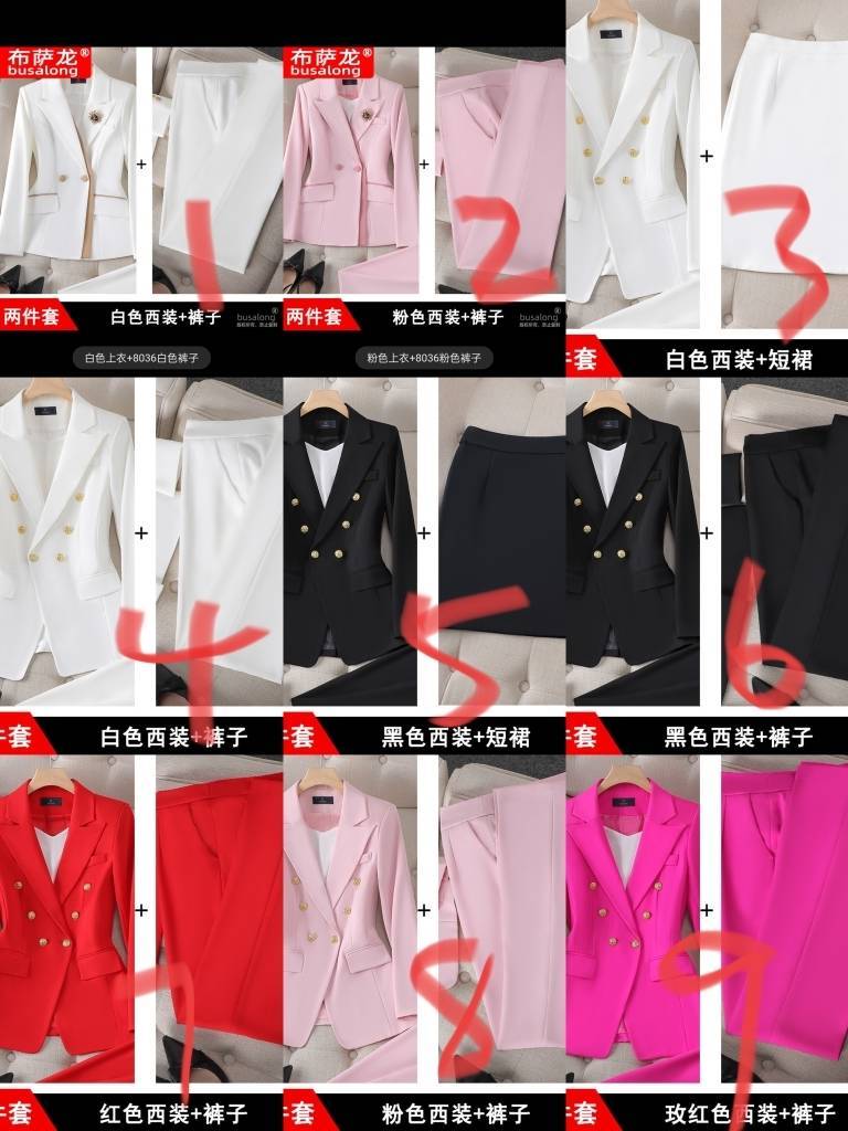 Office Clothing for Women Fashion Casual Fall Outfits Street Wear Two Pieces Ladies Suit · image 3