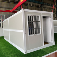 Maison préfabriquée modulaire en conteneur, facile à assembler, mobile et démontable, pour mini-maisons, bureaux, hôtels et camps de travailleurs