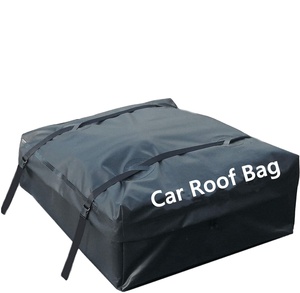 100% Waterproof Heavy Duty Car Roof Bag & Rooftop Cargo Carrier for Top of Vehicle with or Without Rack