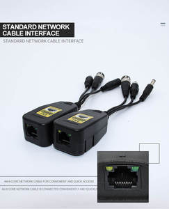 3 in 1 Passive AHD CVI TVI 8MP BNC RJ45 Balun กับ UTP CAT5/5E/6 0-300M วิดีโอกล้องวงจรปิด - Product Image 1