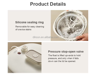 Vente d'usine <span class=keywords><strong>autocuiseur</strong></span> électrique 4L 1000w nouveau modèle bouton de contrôle et bouton contrôle haute pression 50-70kpa - Product Image 4