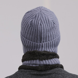 Bonnet tricoté d'hiver pour hommes, épais, chaud, coupe-vent, pour l'extérieur par temps froid - Product Image 3