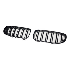 Rejilla delantera BMW negra de ABS de repuesto para E92 2010-2013 con diseño de doble barra - Product Image 4