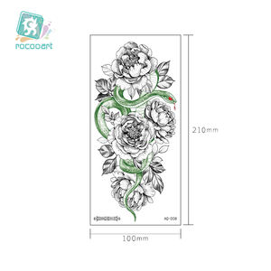 42 tatuajes temporales diferentes para mujeres <span class=keywords><strong>mujer</strong></span> Sexy <span class=keywords><strong>muslo</strong></span> pecho hombro estómago flor grande enorme falso cadera pierna tatuaje pegatina - Product Image 2