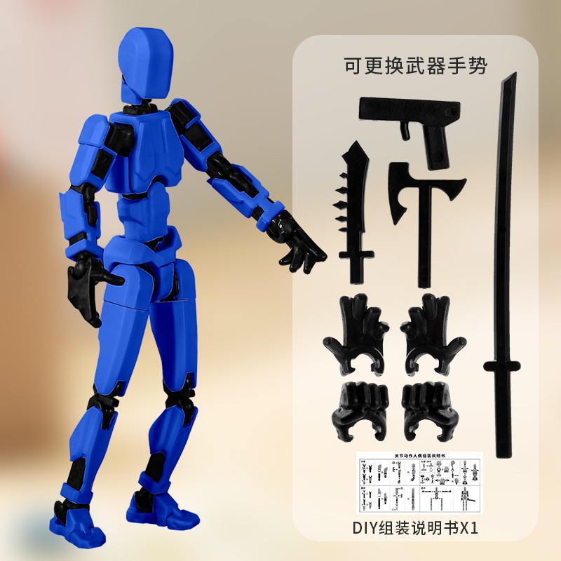 Quatrième génération - Grand Mech bleu [4 armes 4 modes] en sac