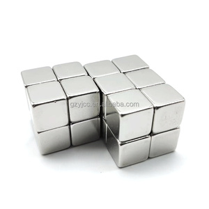 Aimant permanent en néodyme N52, bloc cube de 5 mm, surface revêtue, usage industriel, terres rares - Product Image 5