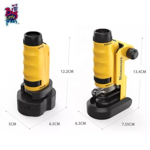 El mejor regalo para niños, kit de experimentos de ciencia educativa con microscopio portátil de mano de plástico para Aprendizaje de teléfonos móviles - Product Image 5