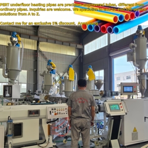 Ligne de production de machines à fabriquer des tuyaux en PERT plastique par injection, 1 à 5 couches, <span class=keywords><strong>pour</strong></span> chauffage par le sol, machine à tuyaux PEX-B PERT - Product Image 6