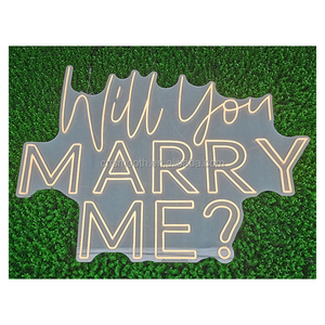 Esplosivo mi sposerai un'insegna al Neon personalizzata proporre oggetti di scena a LED per matrimonio segno illuminazione per eventi esterni per la decorazione di nozze - Product Image 6